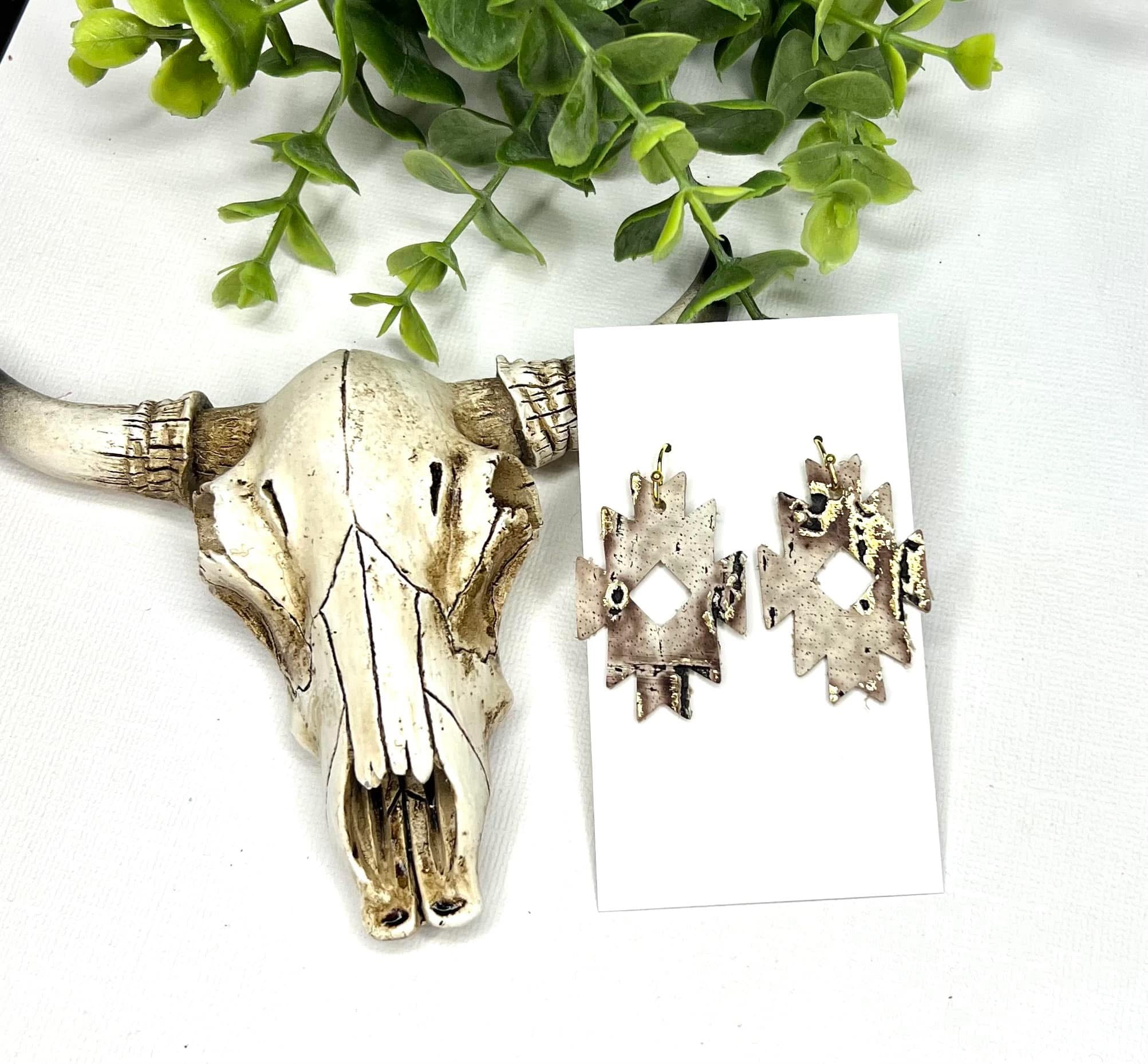 Aztec earrings