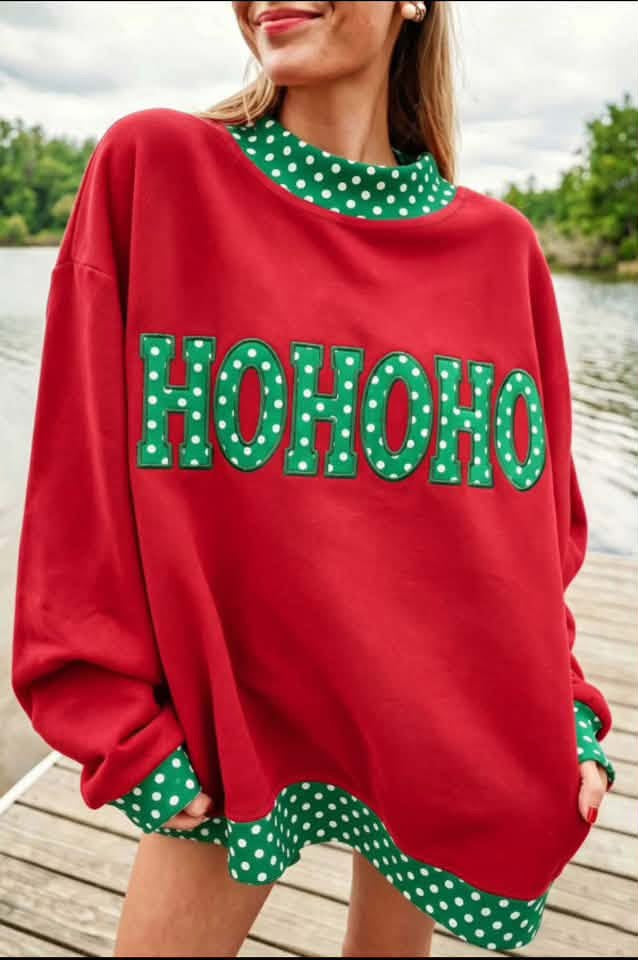 HOHOHO Mock Neck