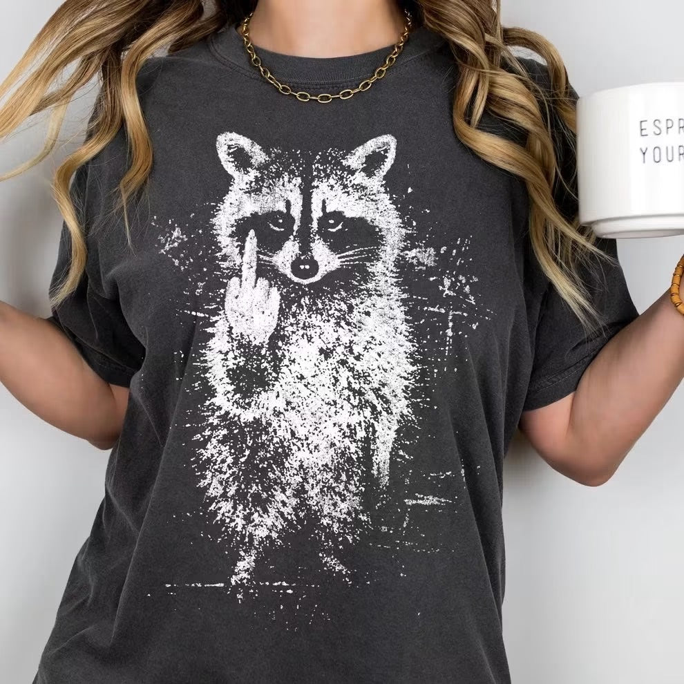 Middle Finger Raccoon
