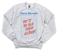Put it on the farm account