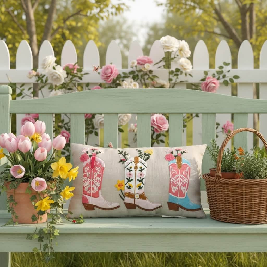 Floral Dancing Boots