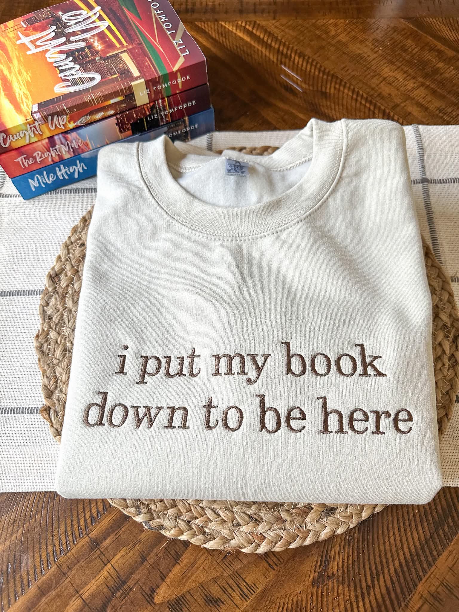 I put my book down to be here